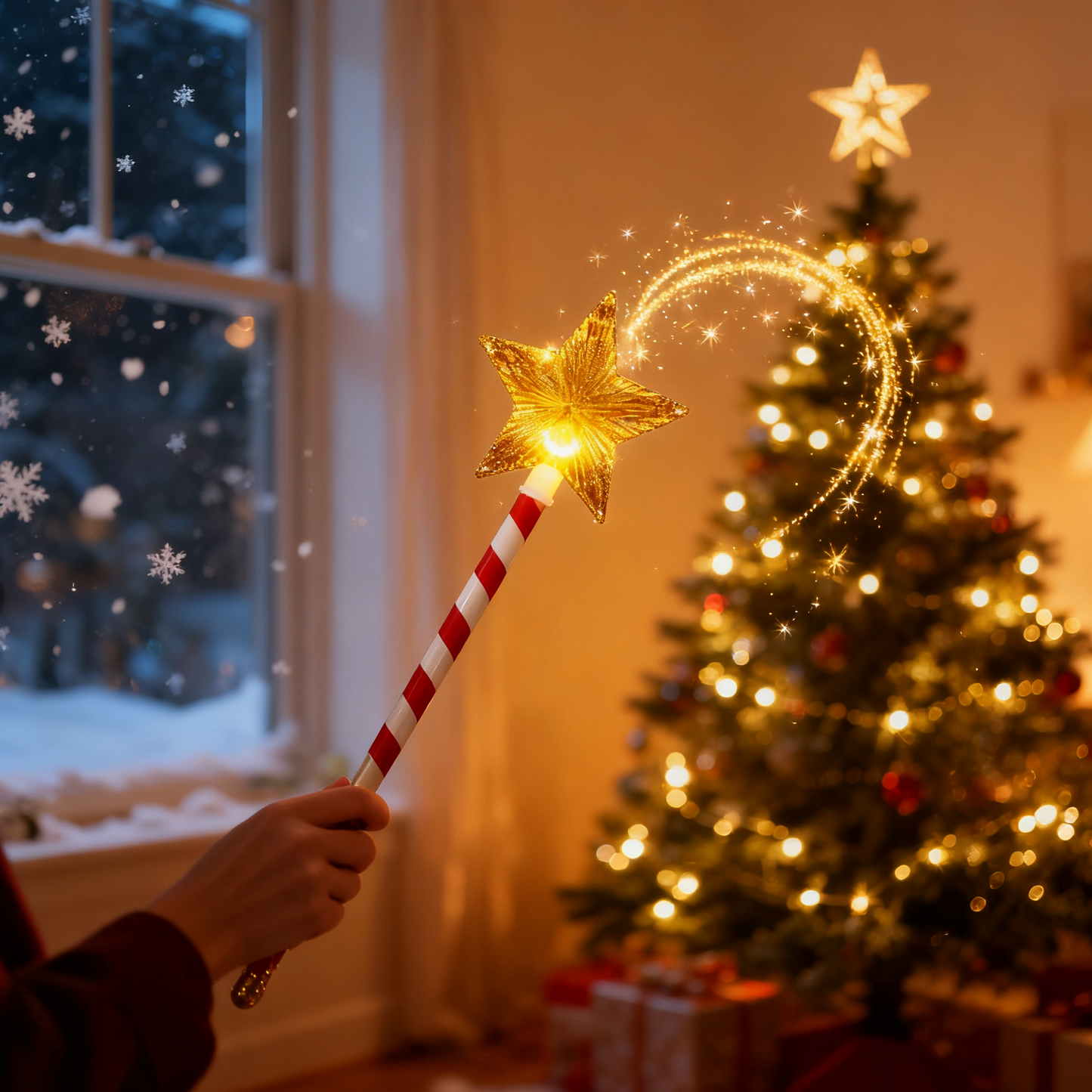 ⏰🎁 Limited Time Offer 🔥🔥–✨ Magic Wand Christmas Light Controller 🎄 Bring Your Tree to Life!
