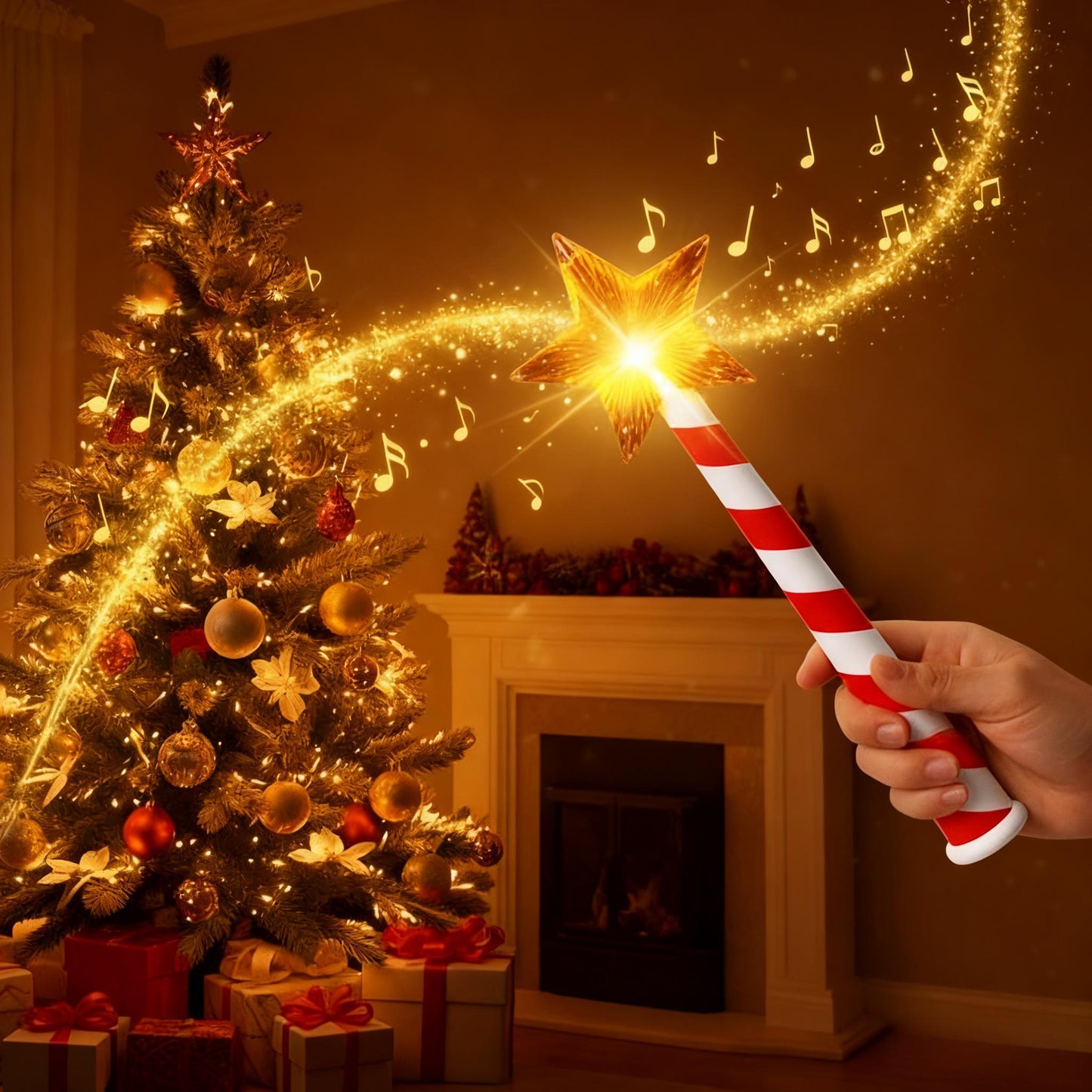 ⏰🎁 Limited Time Offer 🔥🔥–✨ Magic Wand Christmas Light Controller 🎄 Bring Your Tree to Life!