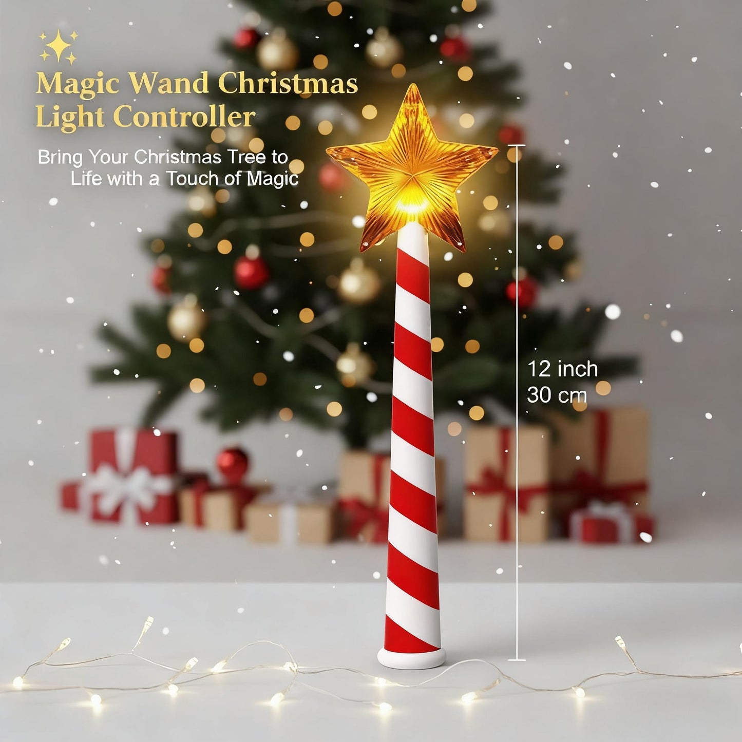 ⏰🎁 Limited Time Offer 🔥🔥–✨ Magic Wand Christmas Light Controller 🎄 Bring Your Tree to Life!